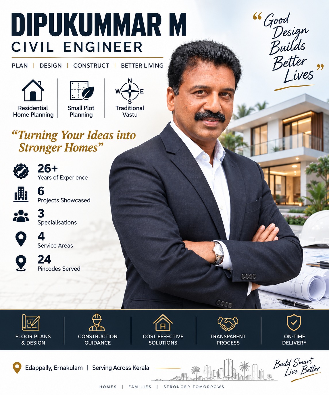 dipukummar M, civil engineer in Edappally