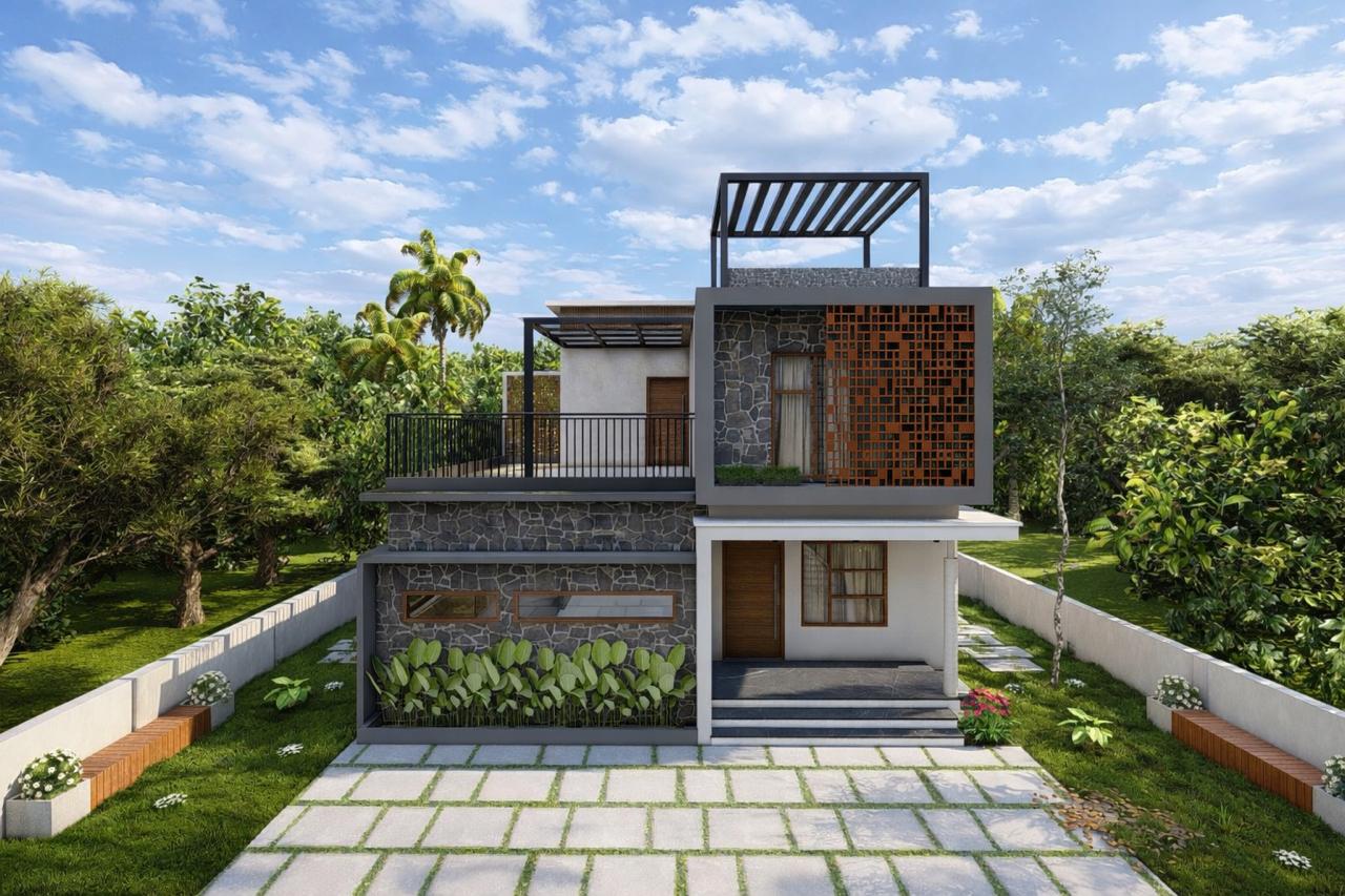 Mrs.Aswathi,Alavil,Kannur. — civil engineer work by Sumathi M in CHALA,KANNUR