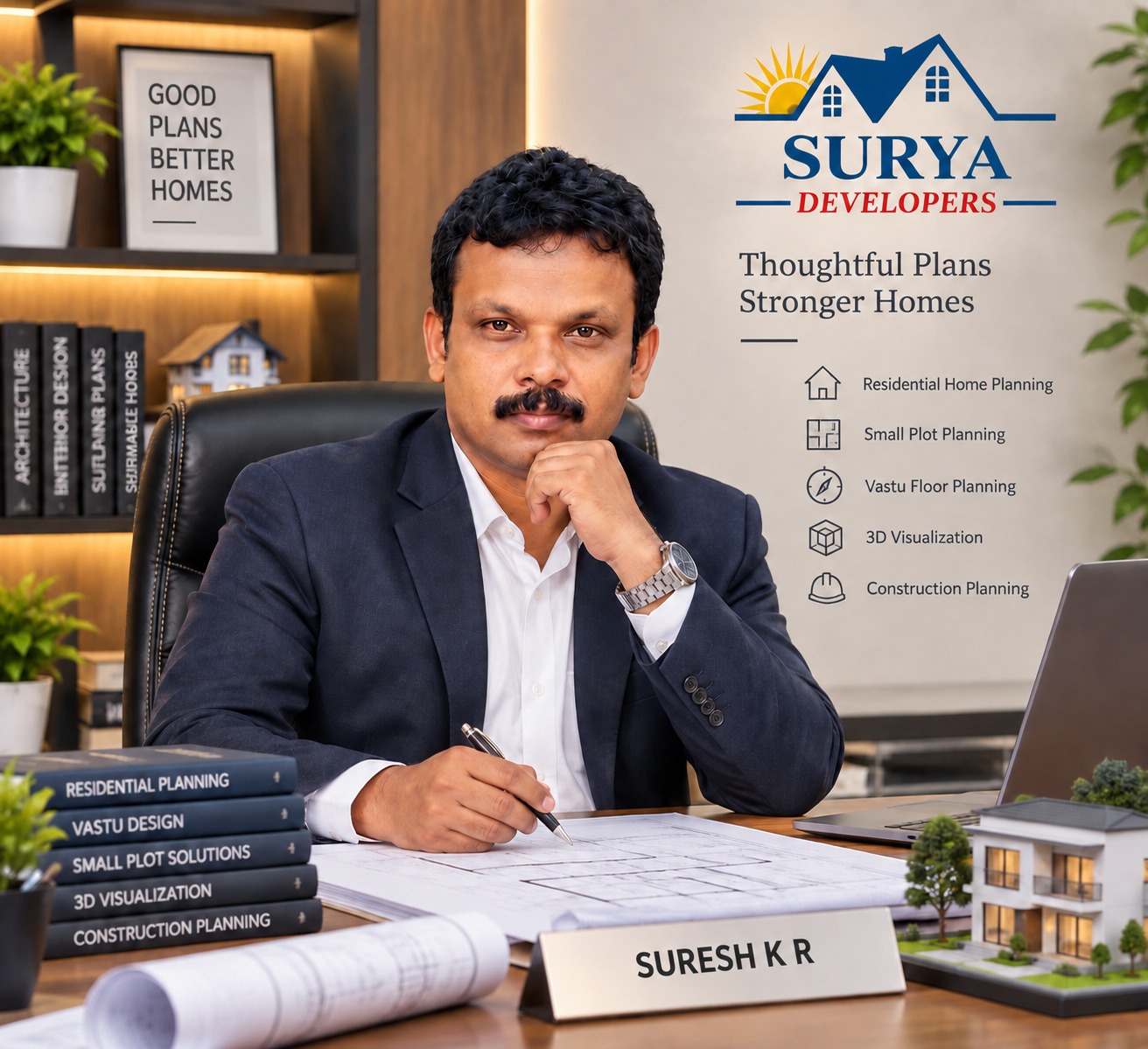 SURESH K R, floor plan designer in Thrissur